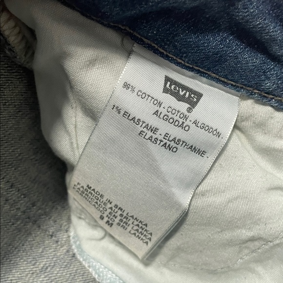 Levi's Juniors 528 Curvy Boot Cut Blue Jeans - Picture 4 of 6